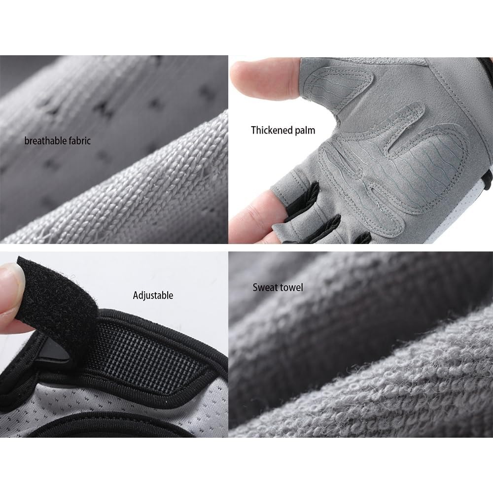 Crossfit Equipment - Fingerlose Trainingshandschuhe für Damen, leichte, atmungsaktive