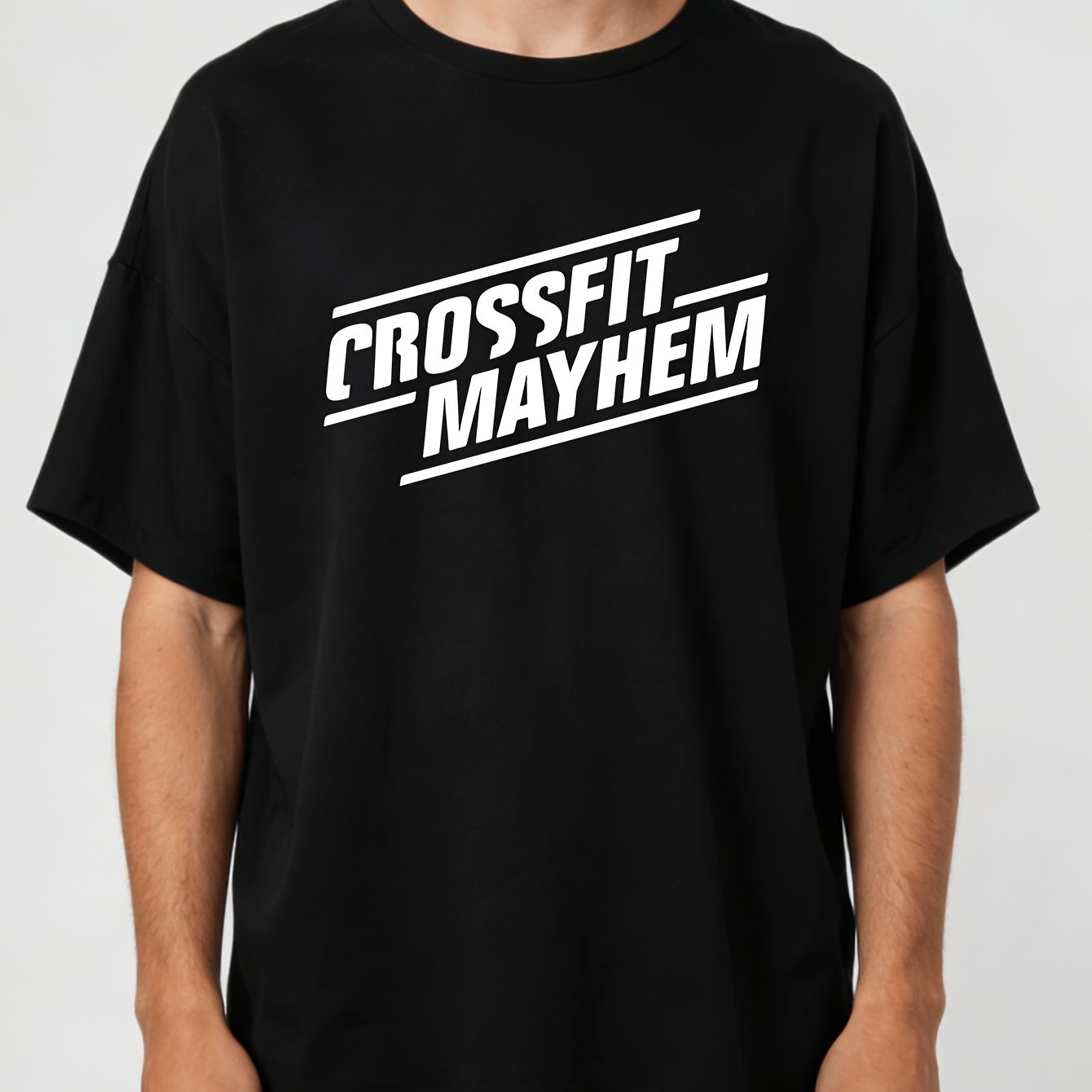 Crossfit Mayhem - Herren Crossfit Mayhem Muster T-Shirt -