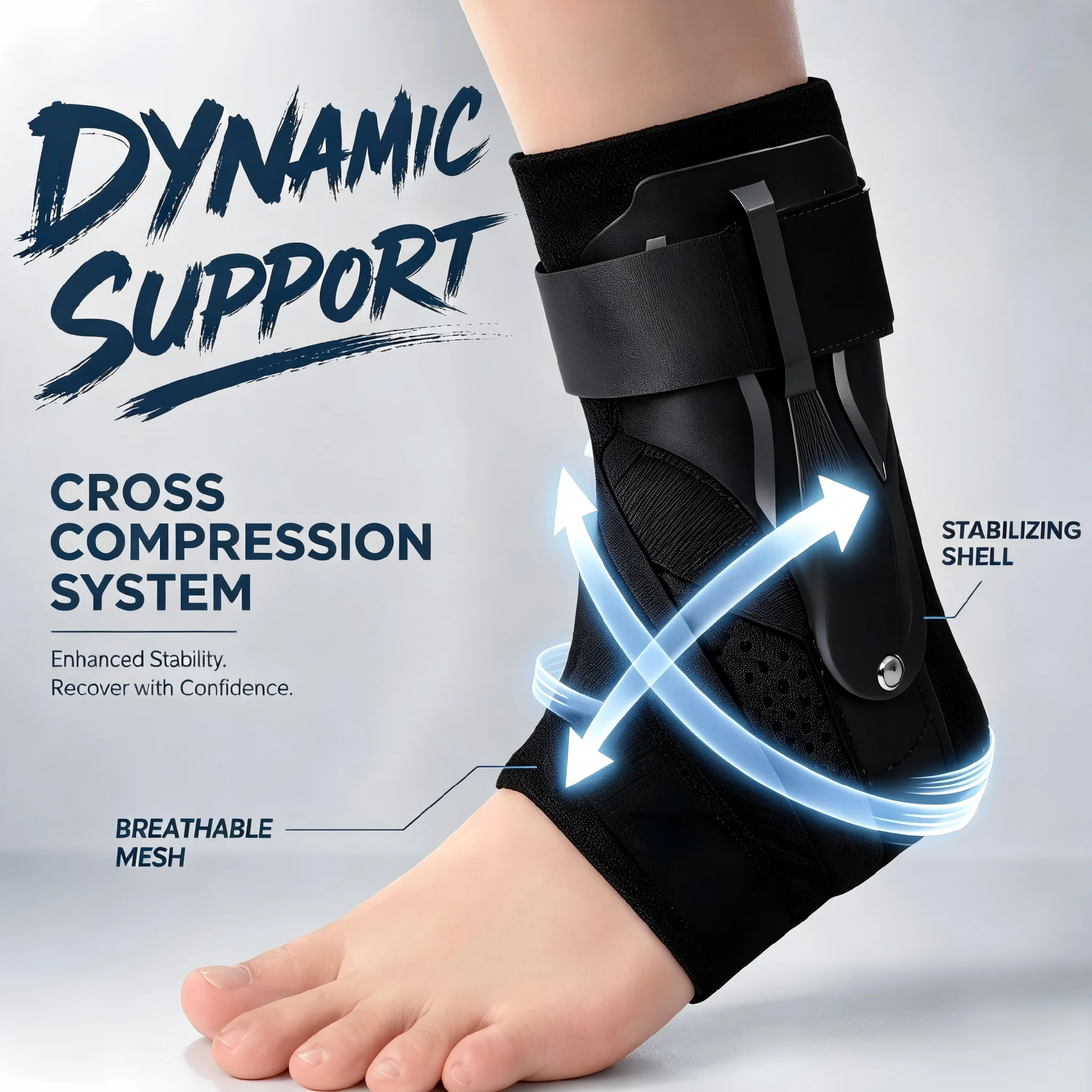 Ankle Mobility Band - 1/2 Stück Knöchelbandage für verstauchte Knöchel