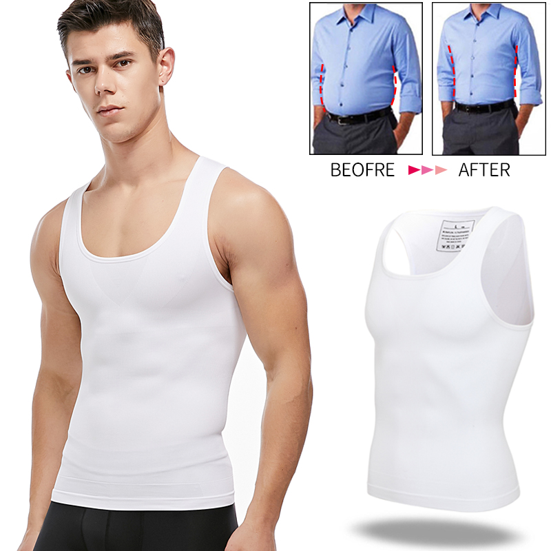Crossfit Weight Vest - Herren Abnehmen Body Shaper Brust Kompression