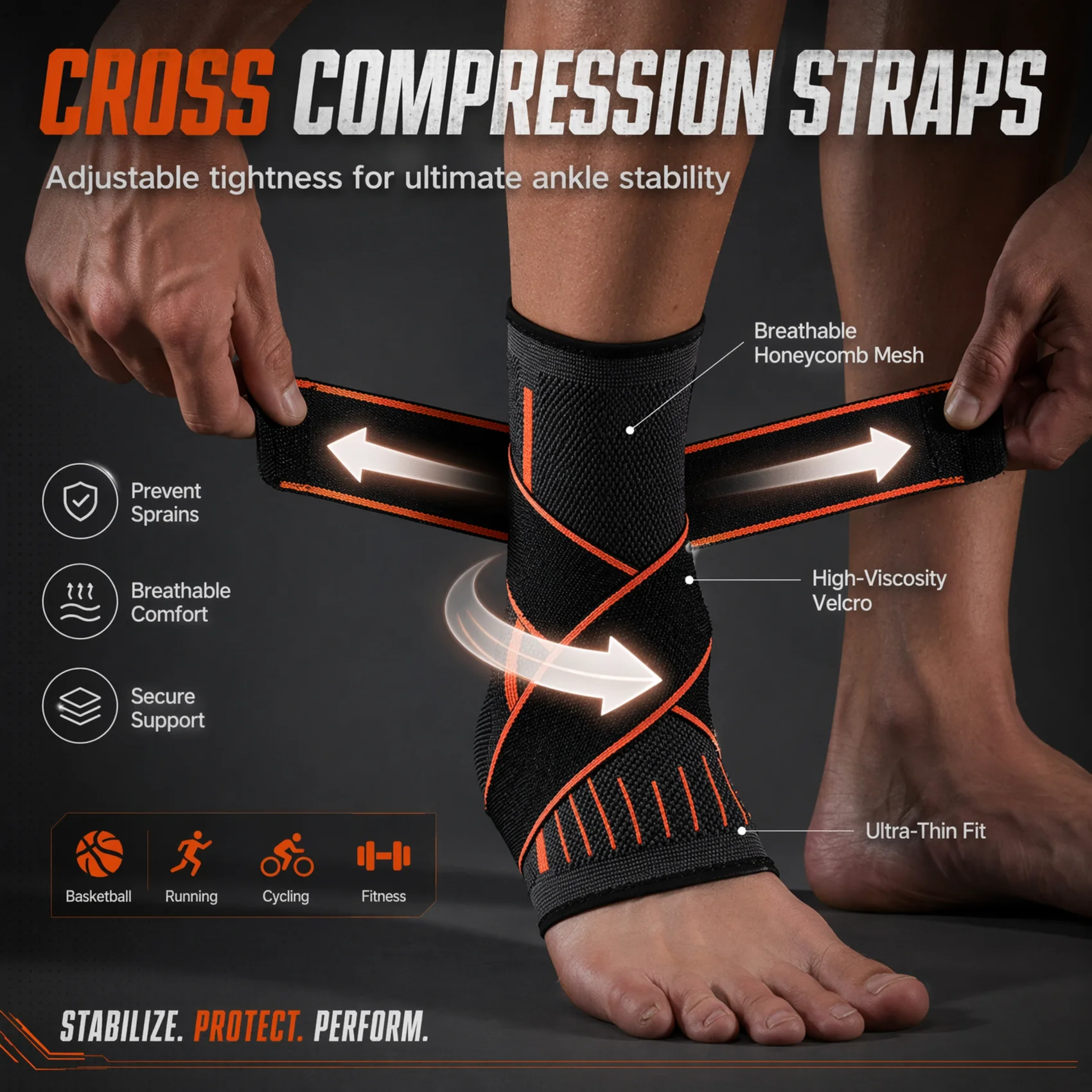 Atmungsaktive Kompressions-Knö – Ankle Mobility Band Bewertung und Preis