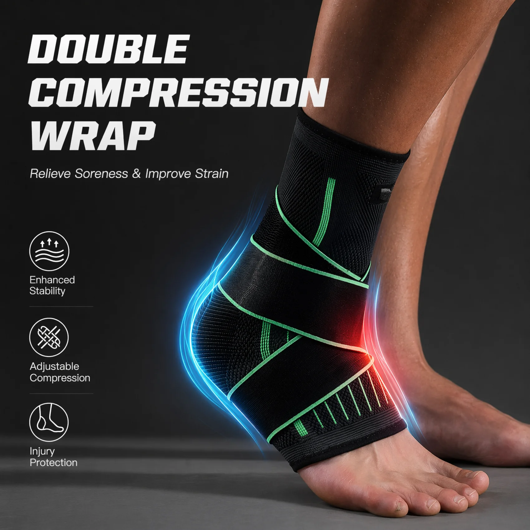 Atmungsaktive Kompressions-Knö – Ankle Mobility Band Bewertung und Preis