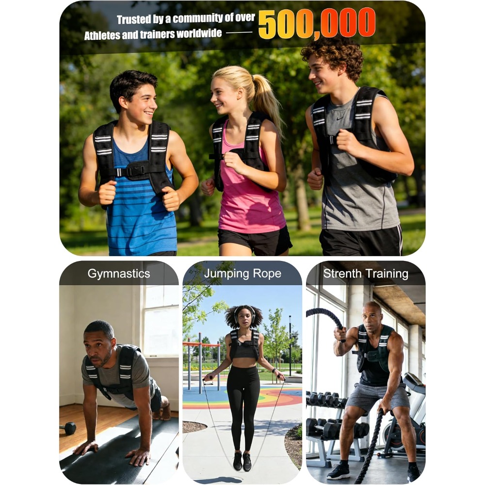 Fitness-Gewichtsweste mit vorg – Crossfit Weight Vest Bewertung und Preis